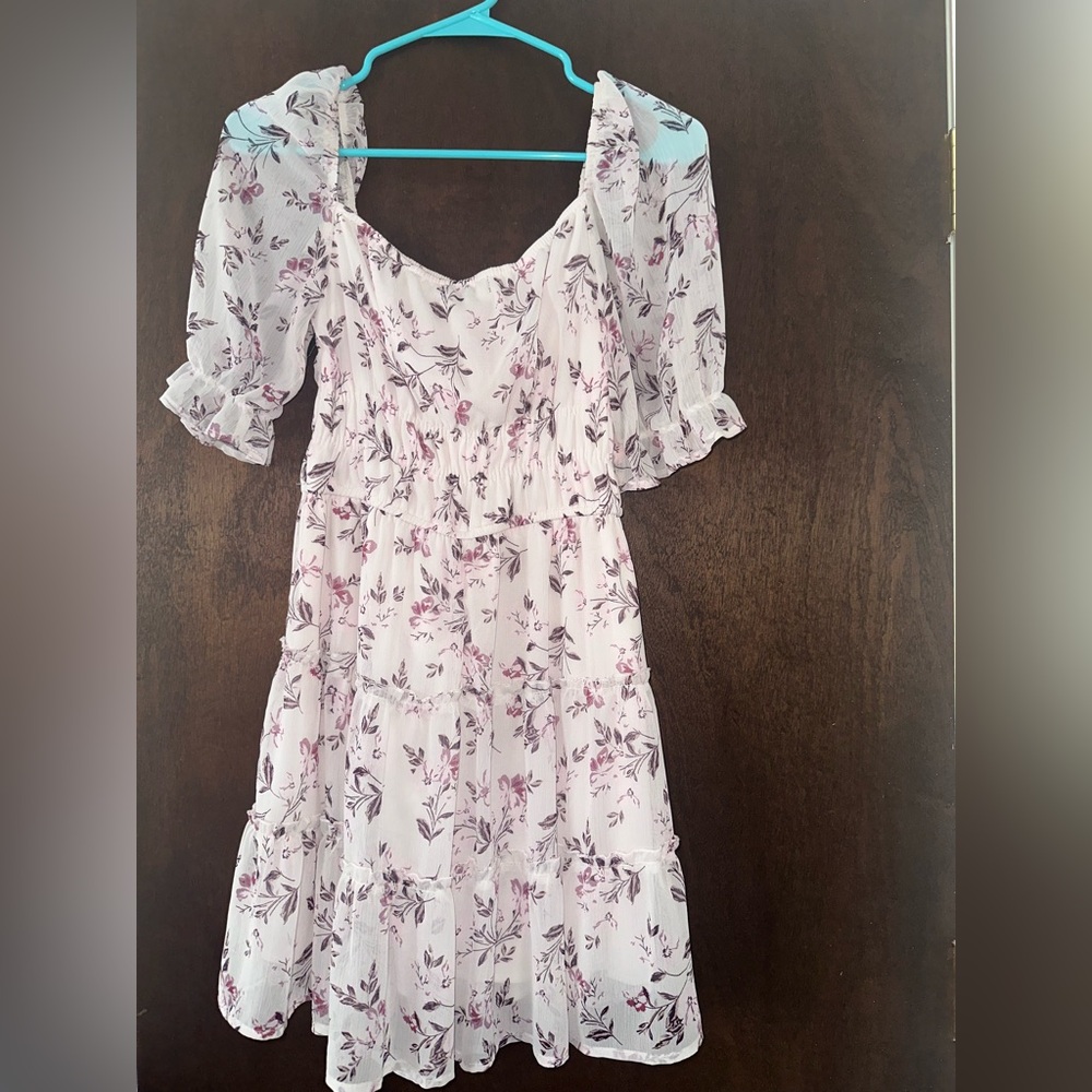 Summer puff sleeve dress